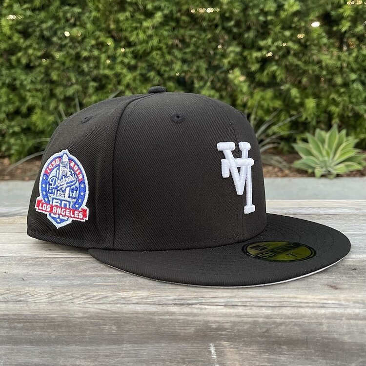 New Era LA Upside Down Black White 60th Anniversary Gray UV