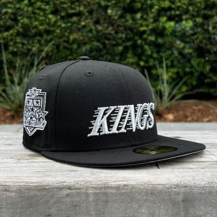 New Era LA Kings Wordmark Black Metallic Silver 2002 ASG