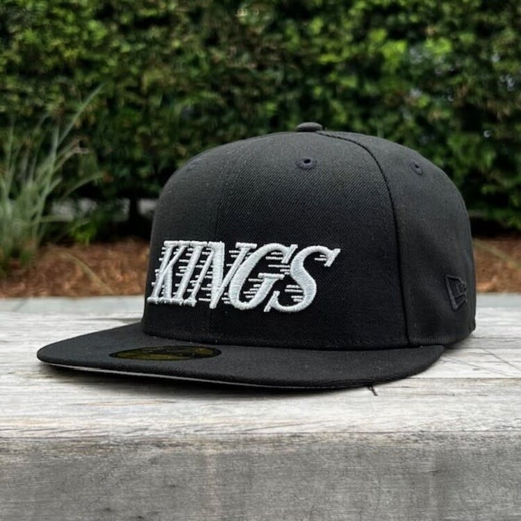New Era LA Kings Wordmark Black Metallic Silver 2002 ASG