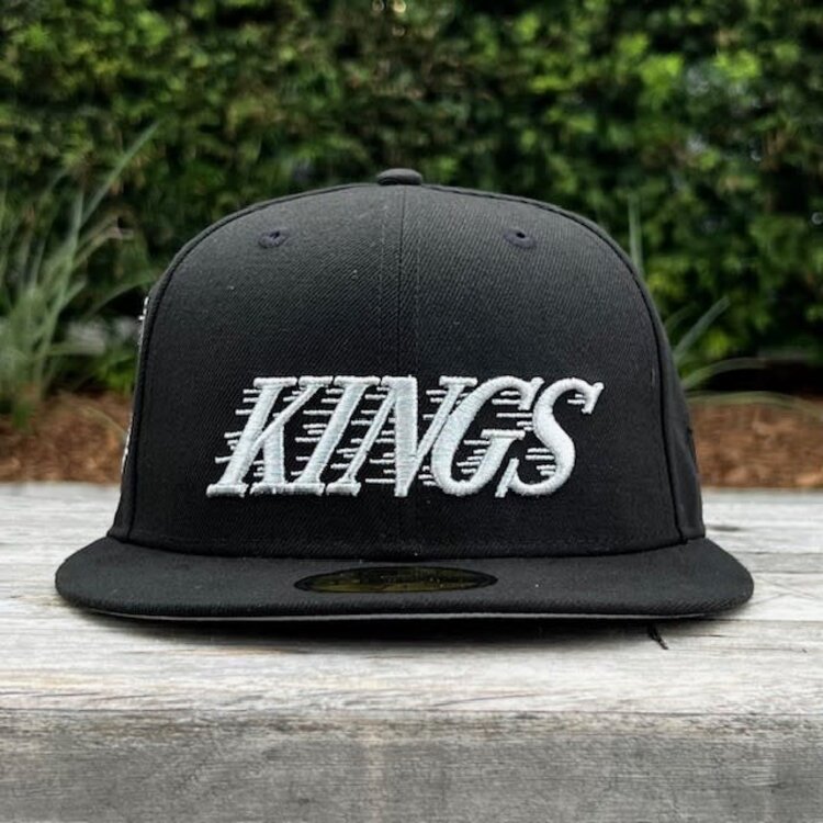 New Era LA Kings Wordmark Black Metallic Silver 2002 ASG