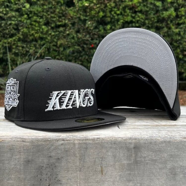 New Era LA Kings Wordmark Black Metallic Silver 2002 ASG