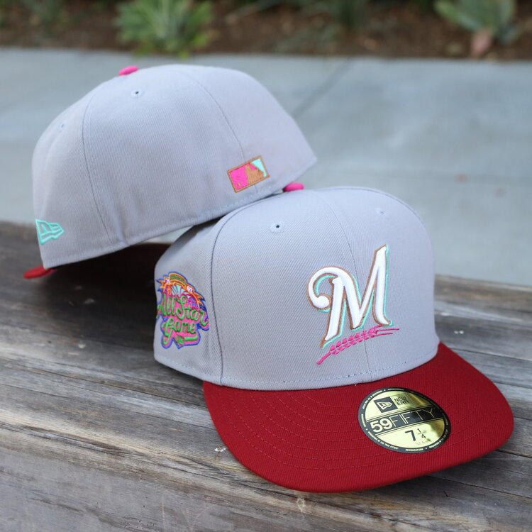 New Era The Us Collection: Lt Gray/Red