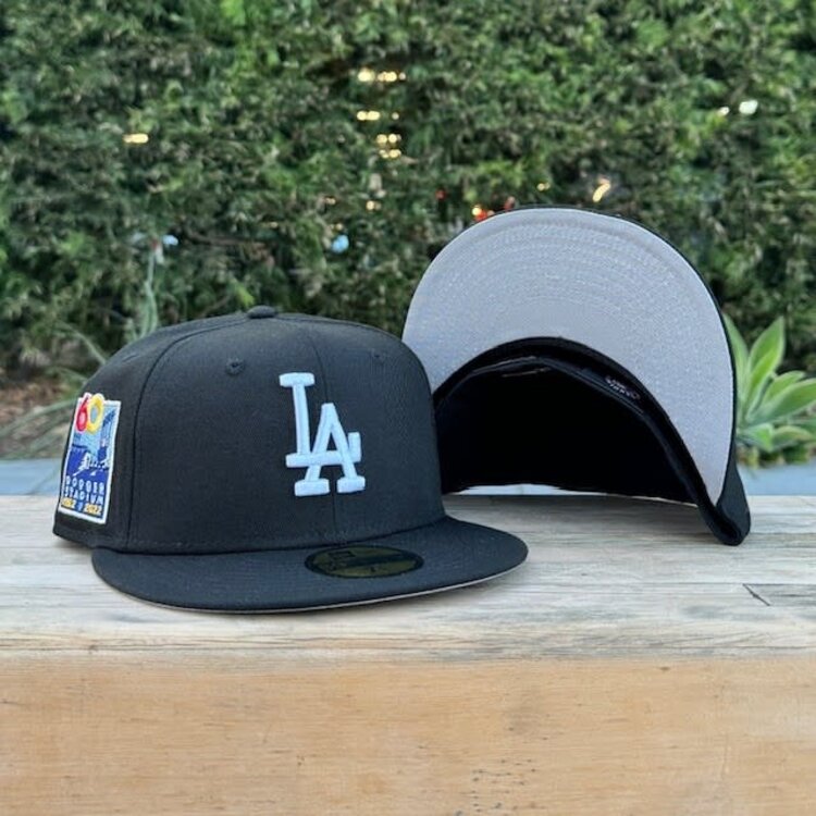 New Era LA Black White 60 Stadium Anniversary Gray UV
