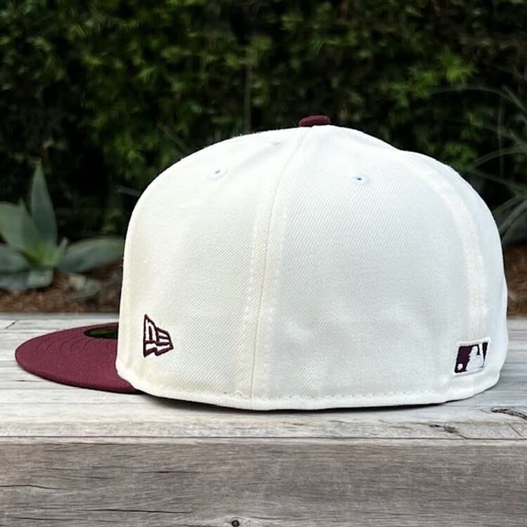 New Era LA Dodgers Ivory/Maroon Gray UV
