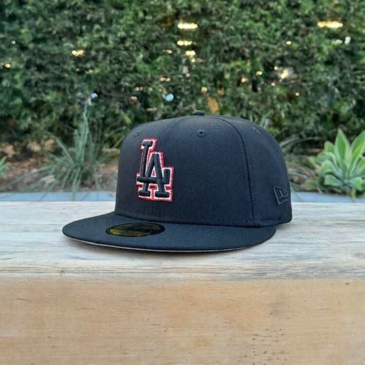 New Era LA Black Silver-Red Aztec Calendar SP