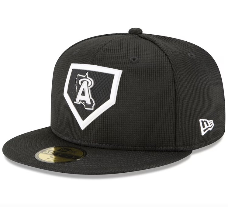 New Era Angels 2022 Club House Black White