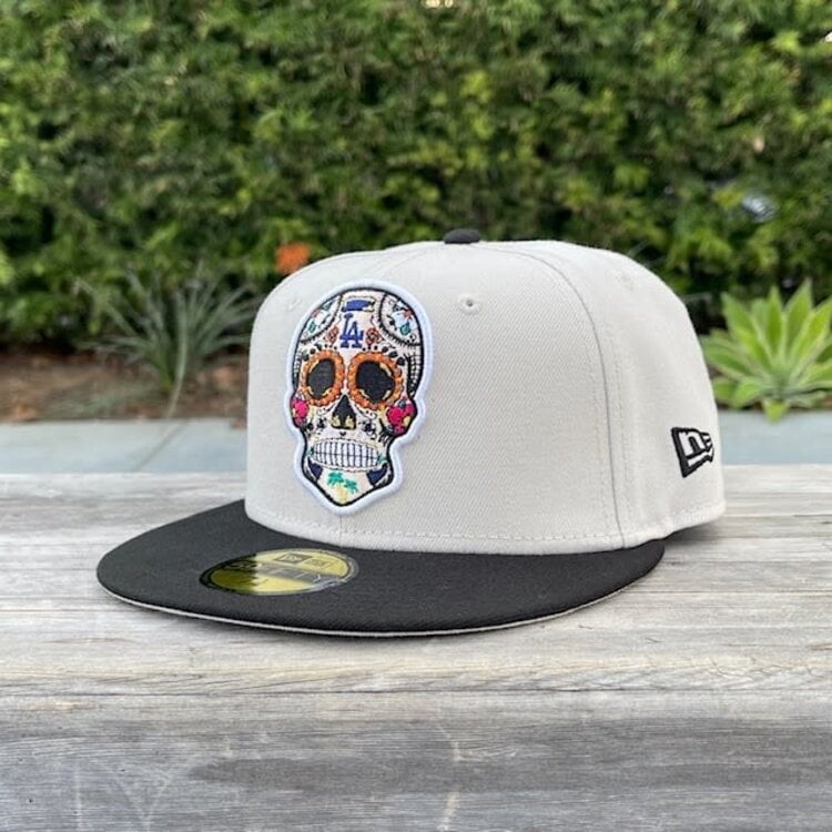 New Era LA Natural/Black Sugar Skull