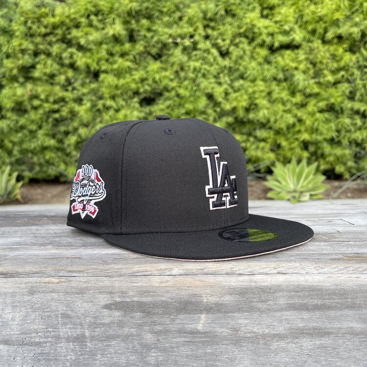 New Era LA Black Black-Pink Outline 100th PUV 950