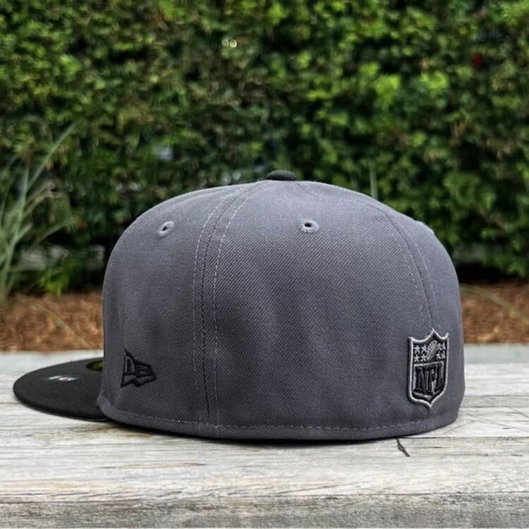 New Era Raiders Graphite/Black Shield Super Bowl Champions