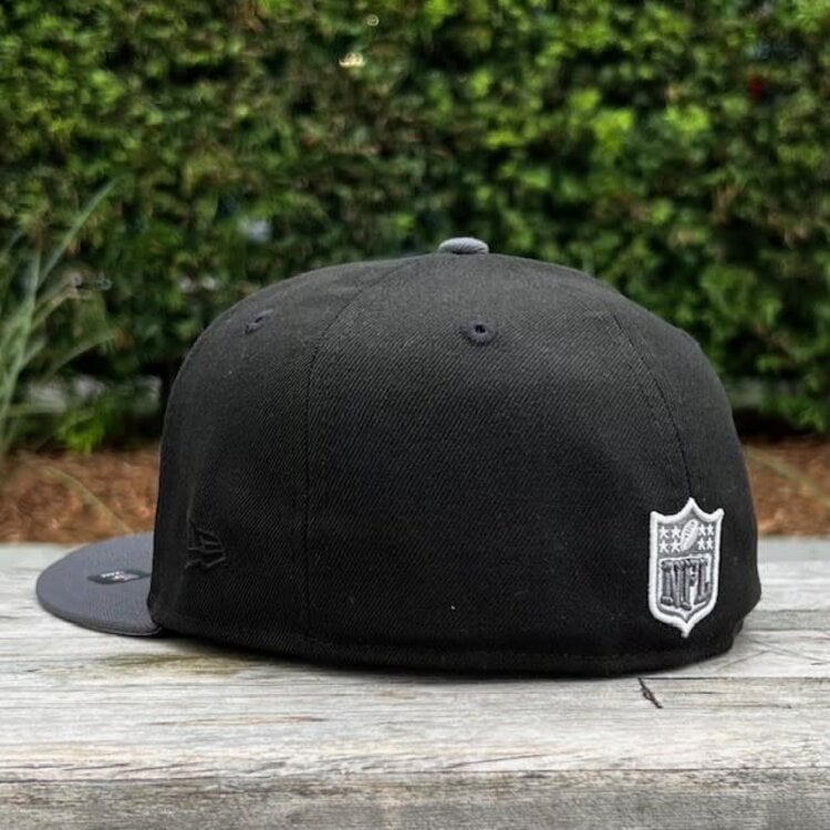 New Era Raiders Old English Black/Graphite 60 Years