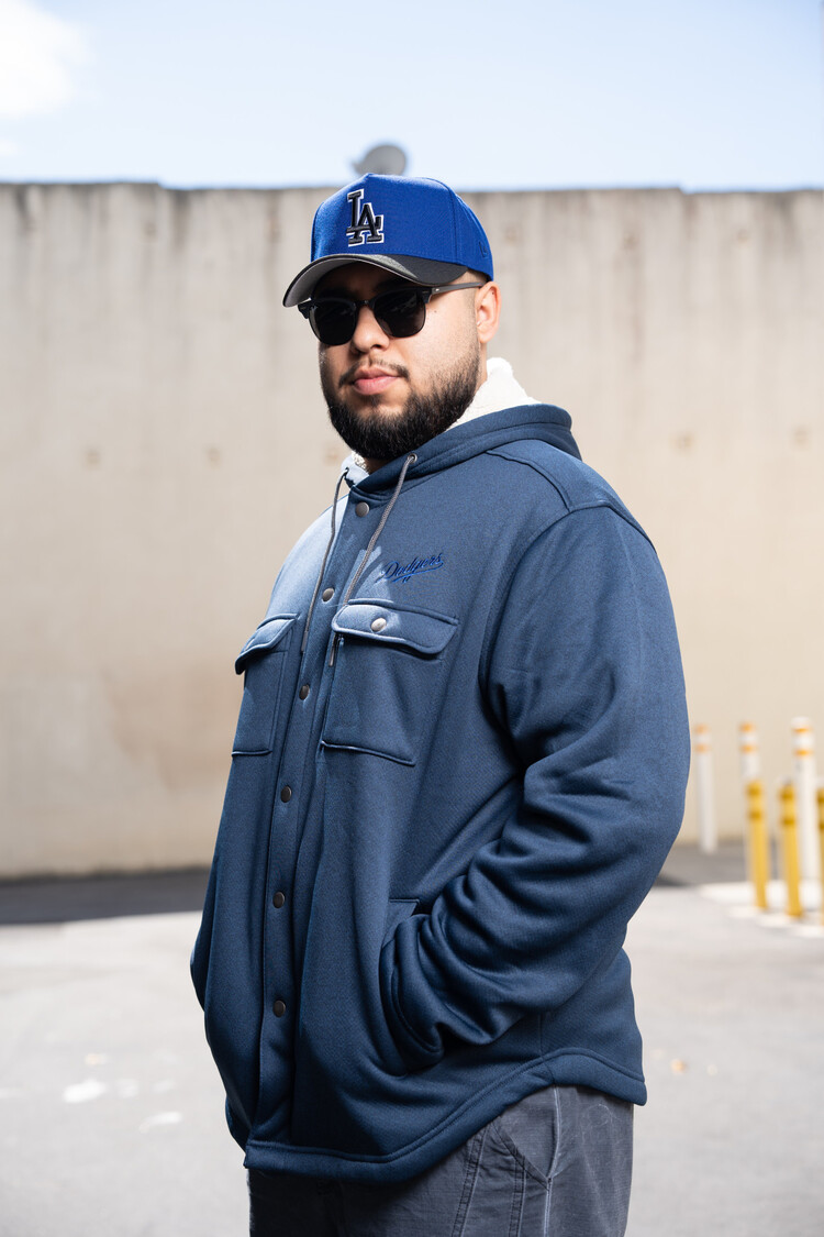 Antigua LA Bond Sherpa Button Jacket