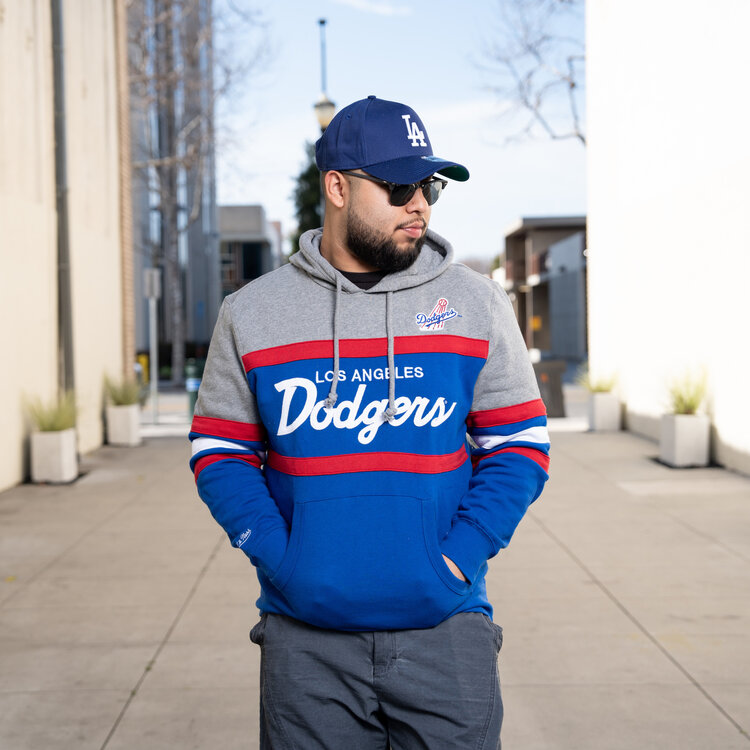 Mitchell and Ness LA Dodgers Mitchell & Ness Head Coach Hoodie