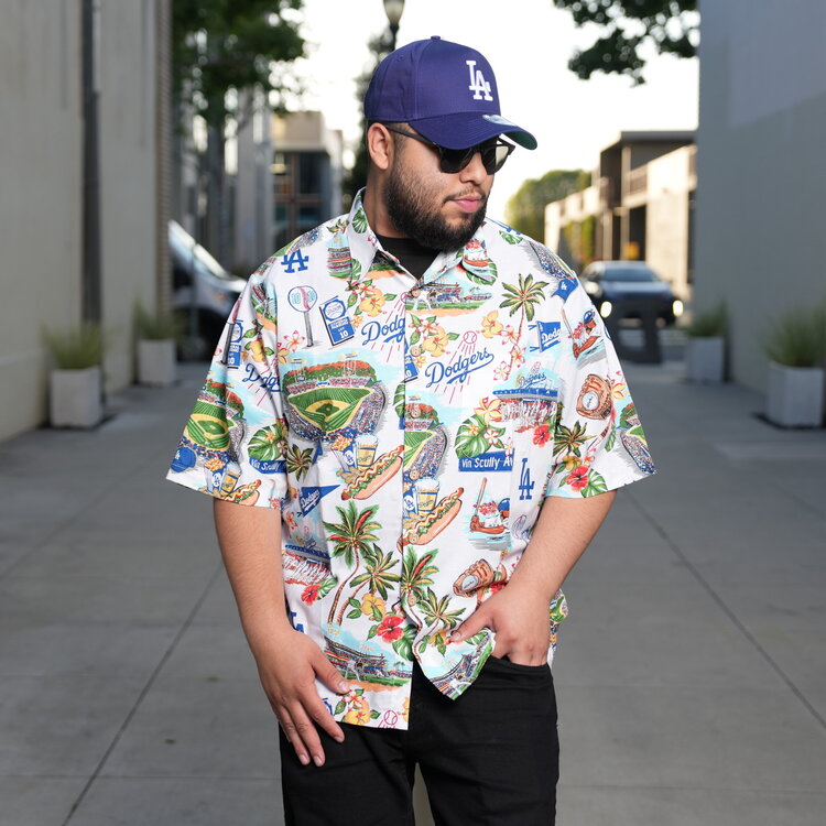 Reyn Spooner LA Dodgers Reyn Spooner Scenic Button-Up