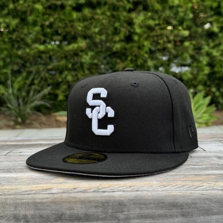 New Era SC Interlock Black White