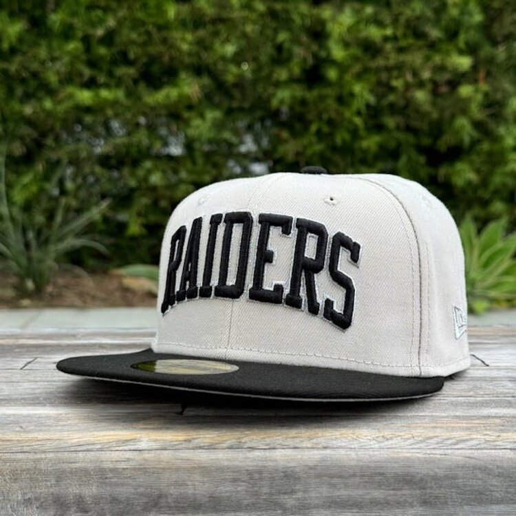 New Era Raiders Natural/ Black Arch