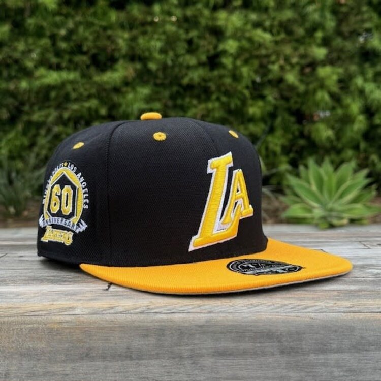 Mitchell and Ness Lakers M&N Yellow Toe Fitted
