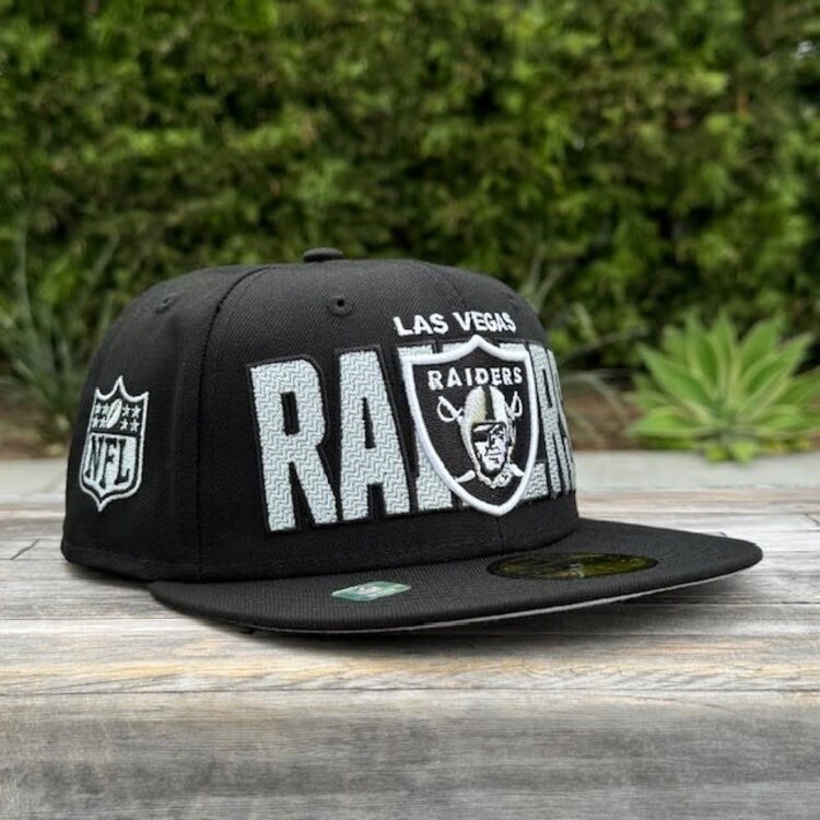 New Era Raiders 23 Draft Black