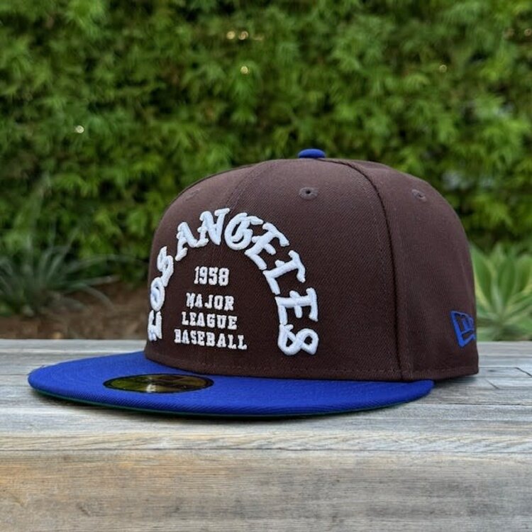New Era LA Brown/Royal Old English Arch