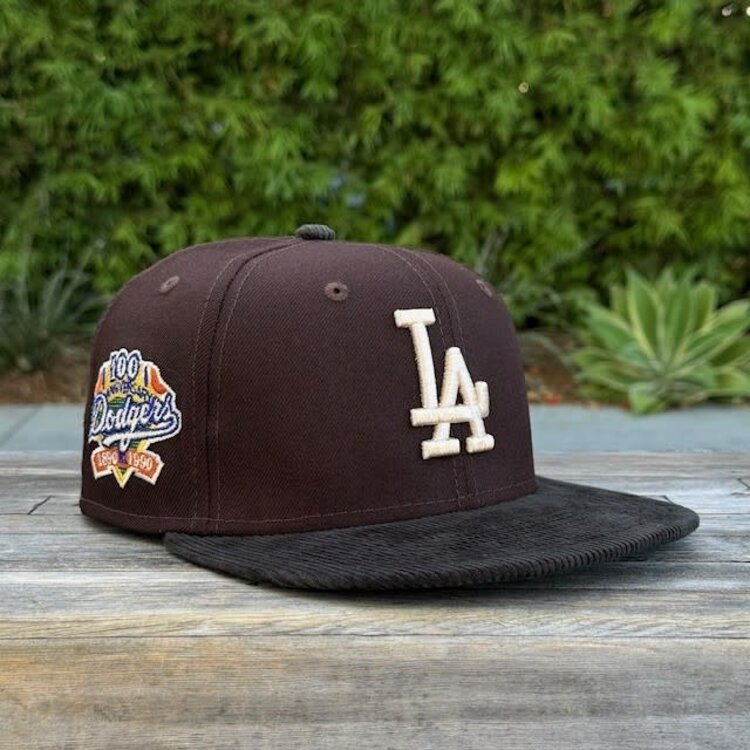 New Era LA 100th  Brown/ Black Cord