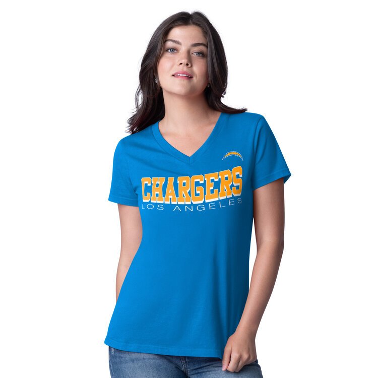 G-III Chargers Women's G-III Strategy V-Neck Tee
