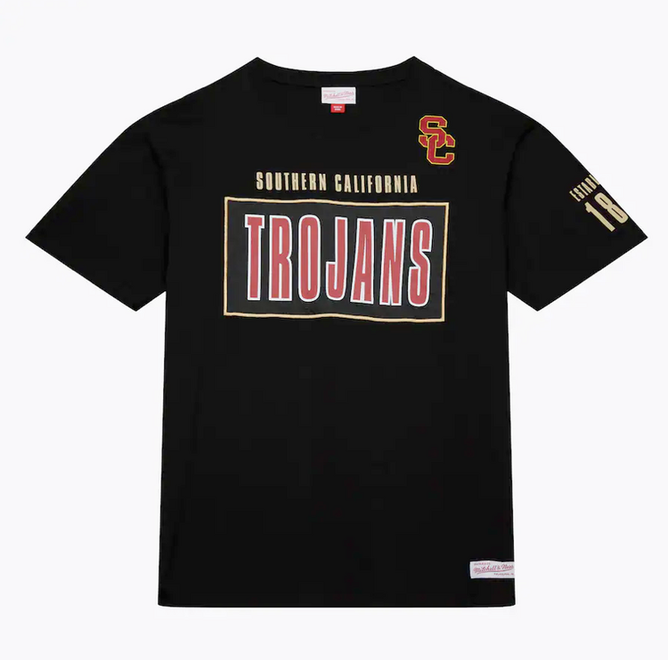 Mitchell and Ness USC Trojans M&N Team Origins 2.0 Premium T-Shirt
