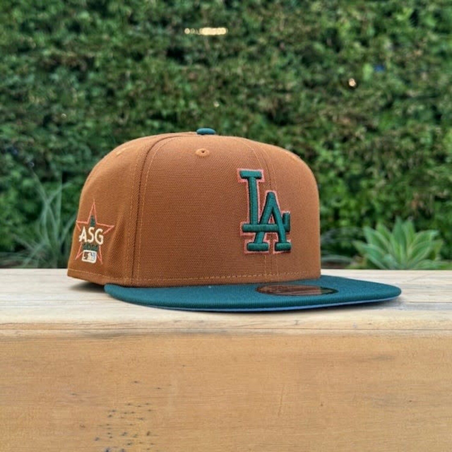 LA Dodgers Peanut/Dark Green 2022 ASG Blue UV 950 Snapback - The