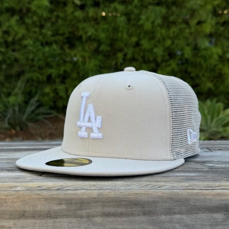 New Era LA Dodgers Stone Mesh White LA