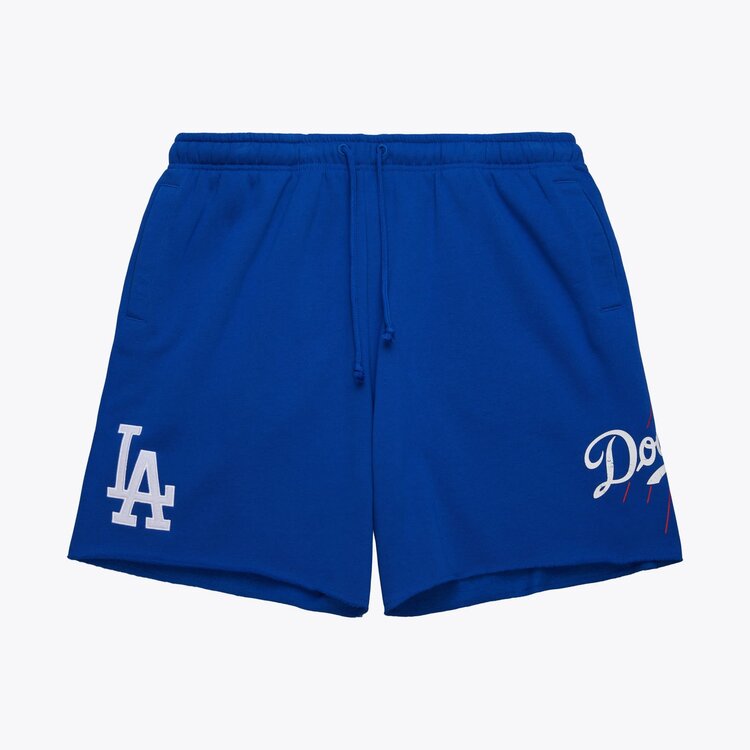 Mitchell and Ness LA Dodgers M&N Postgame Fleece Shorts