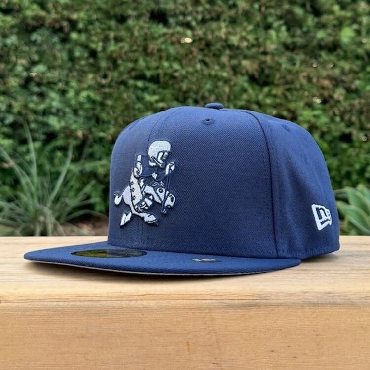New Era Cowboys Navy Horse Fitted