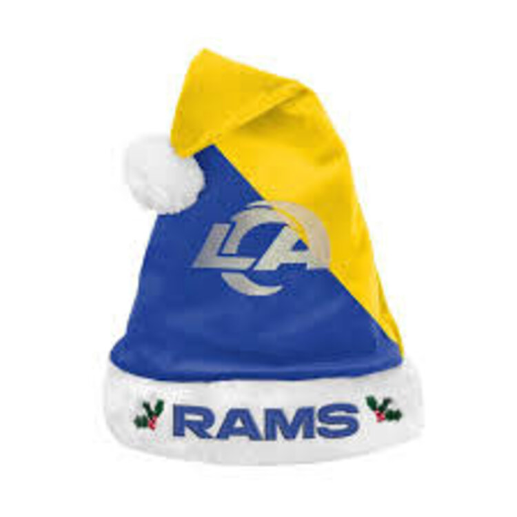 Forever Collectibles LA Rams Santa Hat