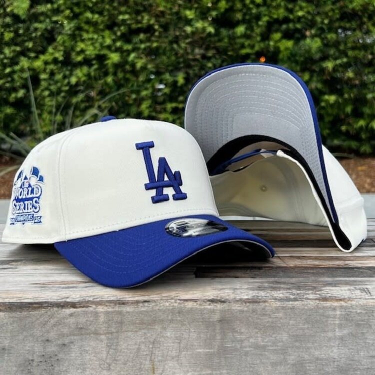 New Era LA Dodgers Ivory/Royal 2025 WS Champs Flags 940 A-Frame