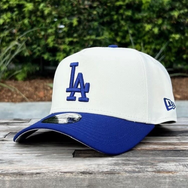 New Era LA Dodgers Ivory/Royal 2025 WS Champs Flags 940 A-Frame