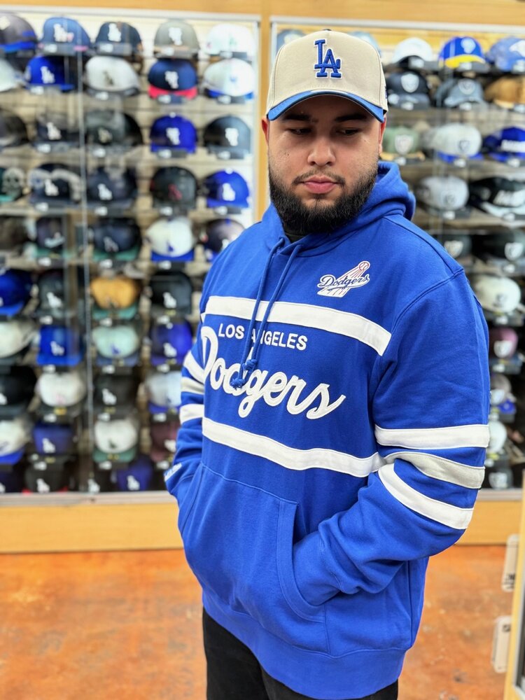 Mitchell and Ness LA Dodgers Mitchell & Ness Head Coach Hoodie Royal
