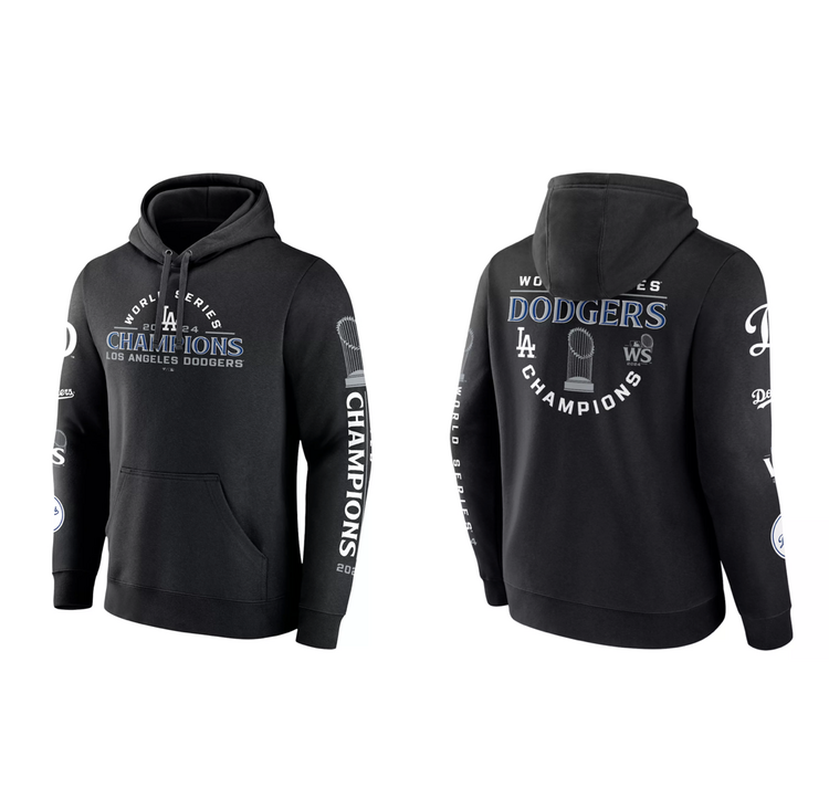 Fanatics LA M 2024 WS Champs Black Hoodie