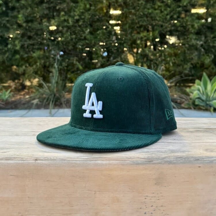 New Era LA Dark Green Corduroy Gray UV