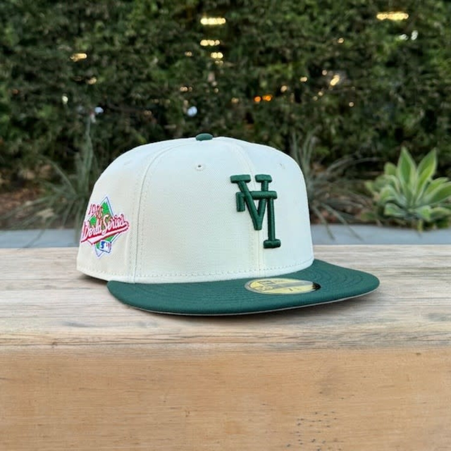 LA Upside Down Ivory/Green 1988 WS - The Locker Room of Downey