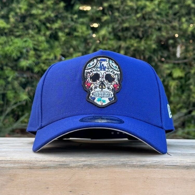 New Era LA Dodgers Royal Sugar Skull 940 A-Frame