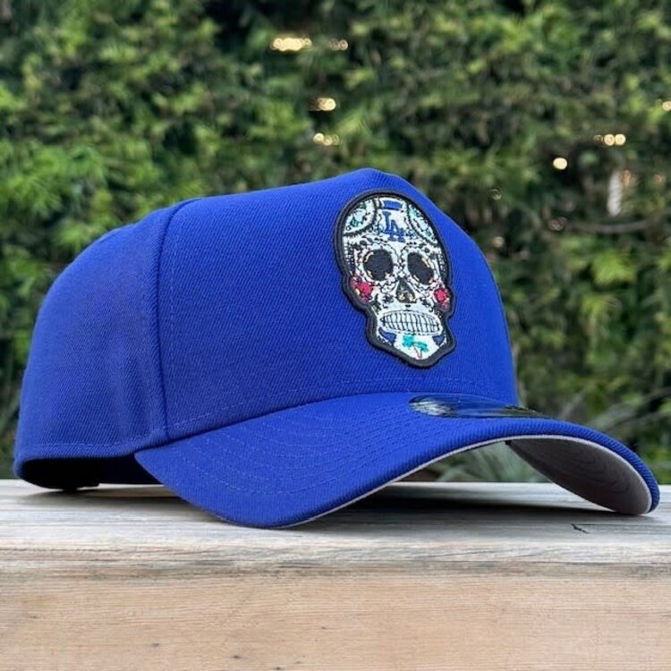 New Era LA Dodgers Royal Sugar Skull 940 A-Frame