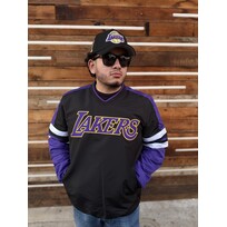 G-III Lakers M G-III High Heat V-Neck Pullover