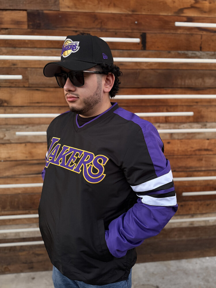 G-III Lakers M G-III High Heat V-Neck Pullover