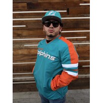 G-III Dolphins M G-III High Heat V-Neck Pullover