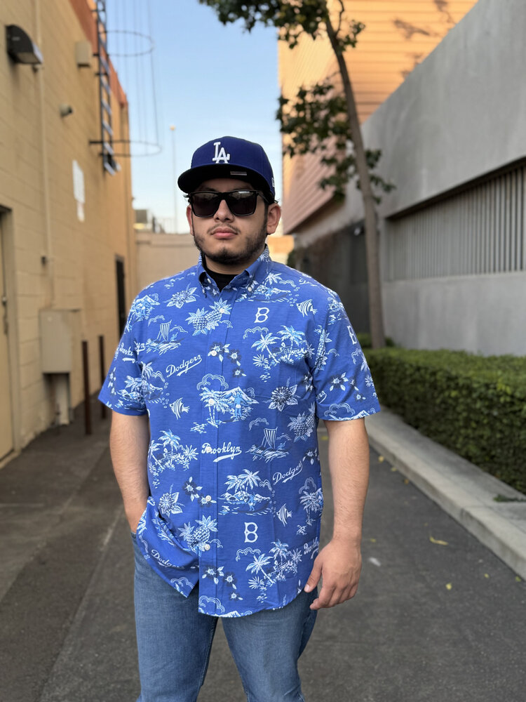 Reyn Spooner Brooklyn Dodgers Reyn Spooner Kekai Royal Button-Down