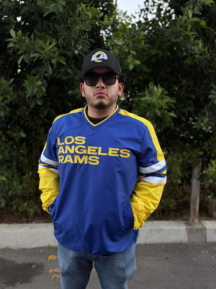 G-III Rams M G-III High Heat V-Neck Pullover