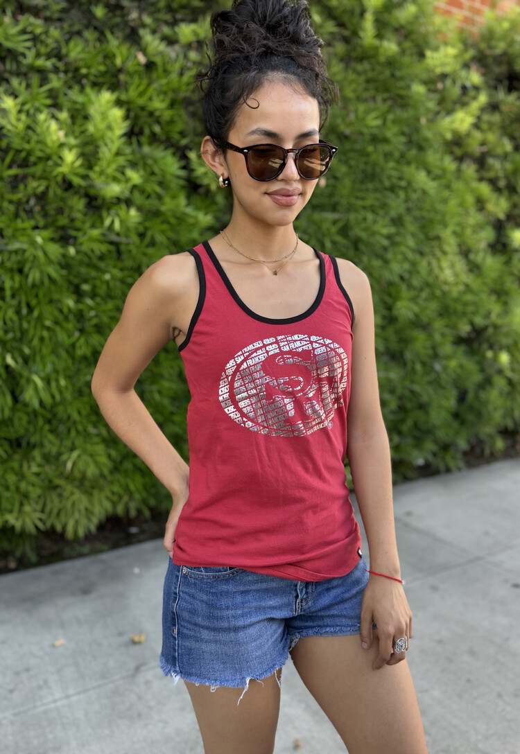 47 Brand 49ers W Tank 47Brand '16 Clutch Red