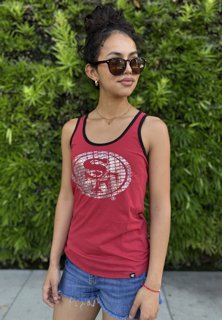 47 Brand 49ers W Tank 47Brand '16 Clutch Red