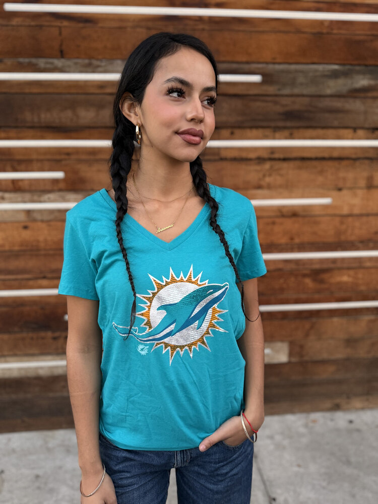 Majestic Dolphins W V-Neck Defiant Victory