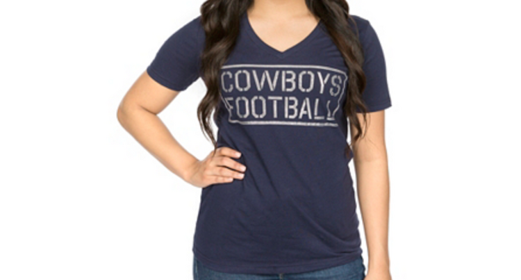 DCM NFL Dallas Cowboys W Kora Tee Navy