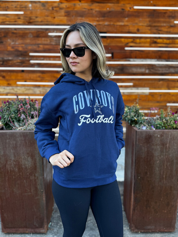 Fanatics Cowboys W Victory Script Pullover Hoodie
