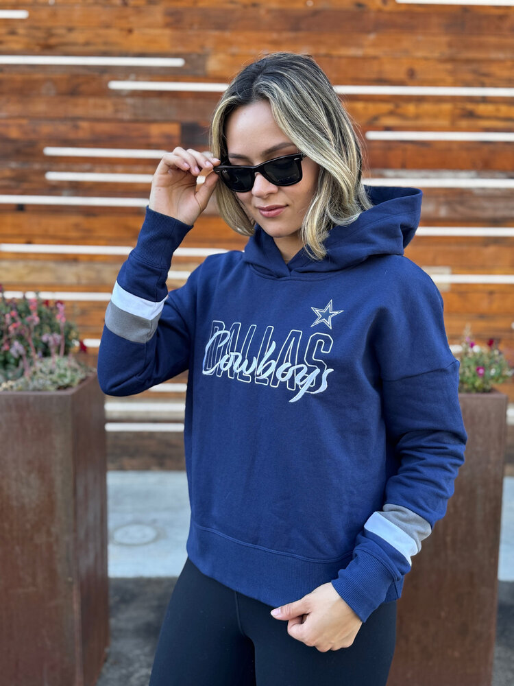 Fanatics Cowboys W Over Under Pullover Hoodie