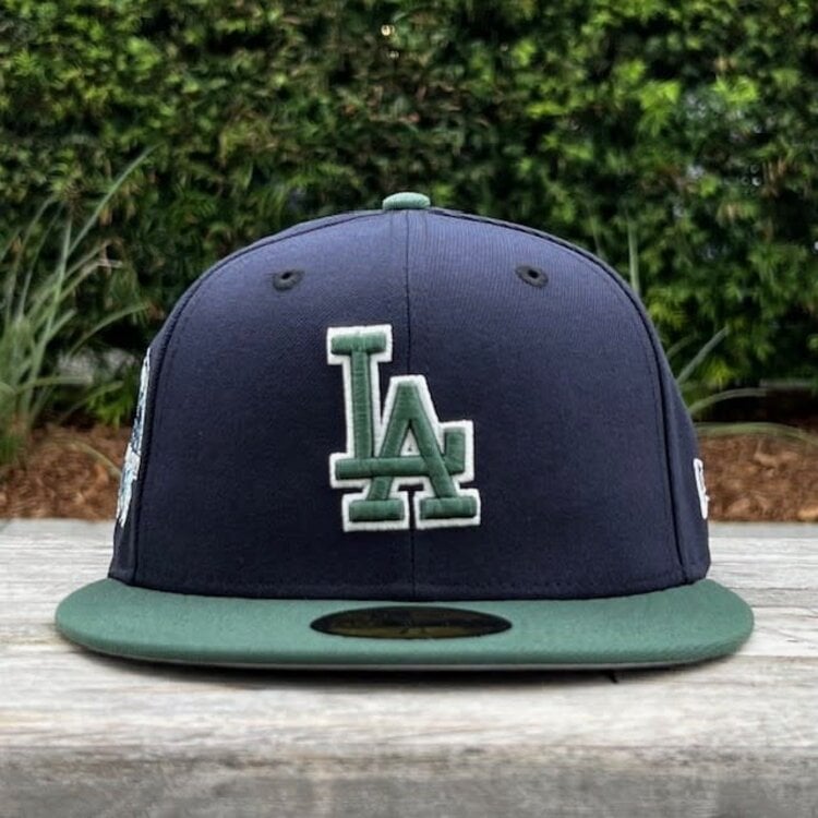 New Era LA Dodgers Navy/Green Outline 50th Anniv
